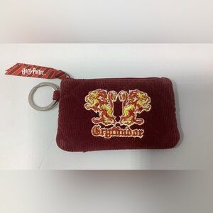 Vera Bradley Harry Potter Gryffindor Corduroy ID Wallet Key Ring